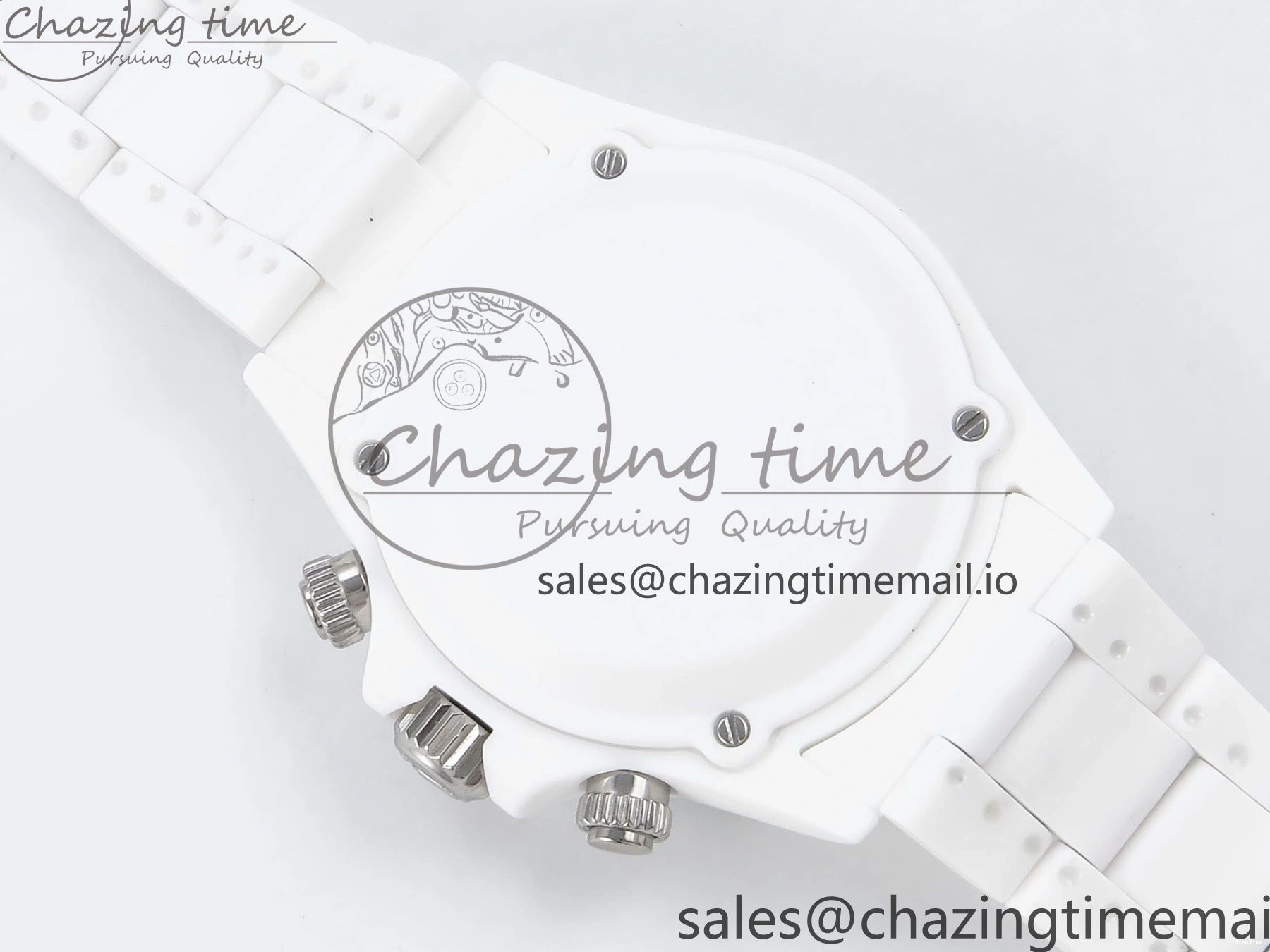 MiroTime 0319 Daytona AET White Ceramic Case and Bracelet Black Dial N6F Best Edition SA Seasonal 1195